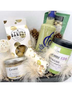 Panier gourmand autour de la pistache