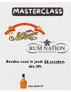 Masterclass Rhums Milionario & Nation