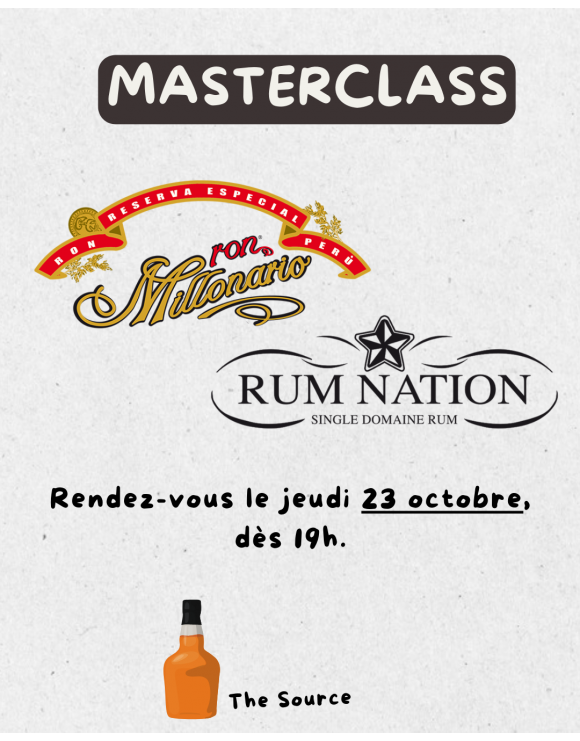 Masterclass Rhums Milionario & Nation