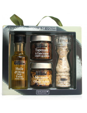 Coffret autour de l'olive