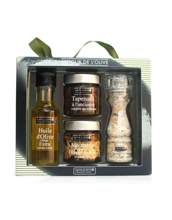 Coffret autour de l'olive