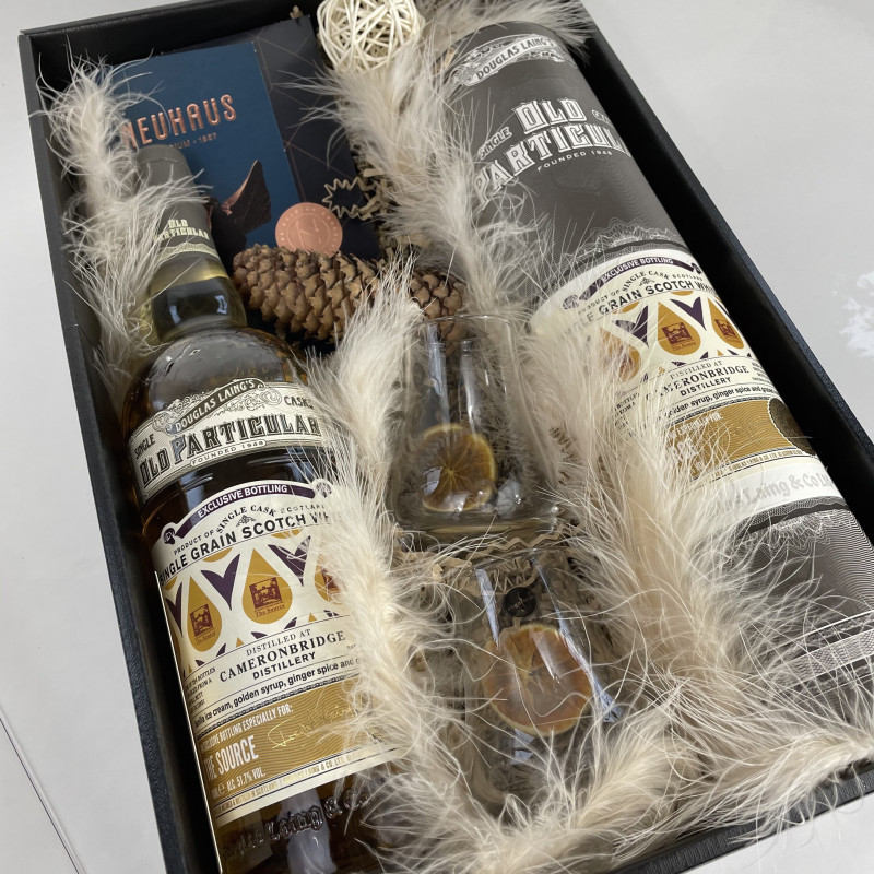 Coffret Whisky The Source + 2 verres + chocolat - The Source